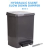 Warmhm 2 x Dustbin Accessories Damping System Household Supply Replacement
