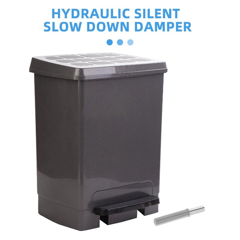 Warmhm 2 x Dustbin Accessories Damping System Household Supply Replacement