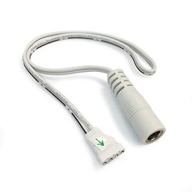 Nora Lighting NAHO-609W 12 in. 24V Power Line Interconnector Cable for High Ouput Tape Light