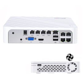 4K Network Video Recorder for Security Camera System Support 4K/5MP/4MP PoE IP Camera H.265 PoE NVR Face Car Detection (White 8CH)