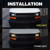 Unbranded DOT Pair 5x7" LED Headlights DRL For Jeep Cherokee