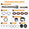 Front Differential Axle Intermediate Shaft Inner Shaft Kit 19pcs AXle