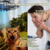 puuiui Funny Cat UFO Shower Curtain, 70x72 Inch