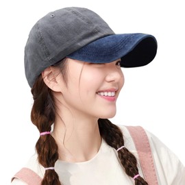 Moerstar Cap, Men's, Women's, Kids' Hat, Students, Plain Hat, Baseball, Sun Protection, Unisex, Adjustable Size, Fashion, UV Protection, UV Protection, Lightweight, Solid, Double Color, Summer, navy +