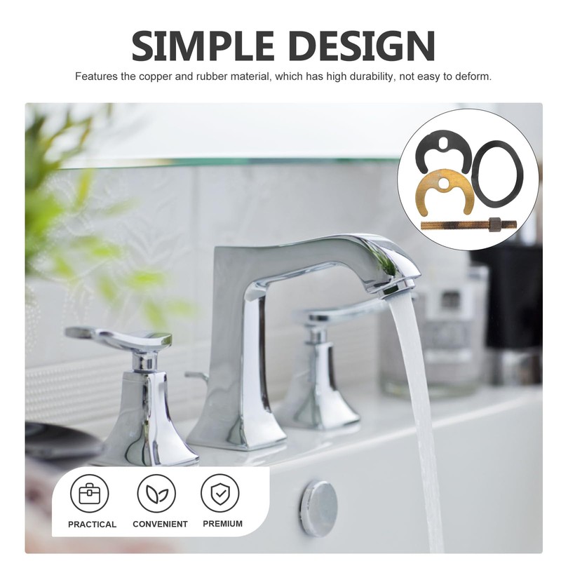 DOITOOL Faucet Fixing Bracket 1 Set Faucet Mounting Nut and