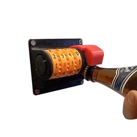 Beer Counter Bottle Opener Wall Mounted Bottle Opener Bar Beer Soda Glass Bottle Opener for Kitchen Bars Cabins Game Rooms KTV