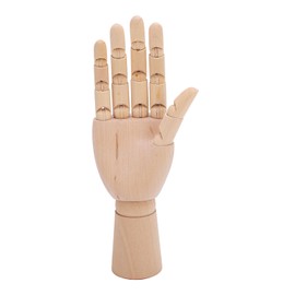 Wood Mannequin Hand Flexible Joints Fingers Drawing Mannequin Hand for Home Decorations Sketching Gift Photography Props Right Hand
