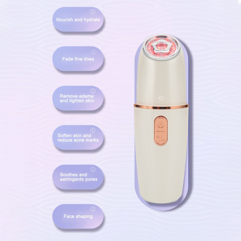 EMS Microcurrent Face Beauty Machine Red Blue Light RF Skin
