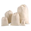 Cotton bag with drawstring, various sizes, Extra Small 14cm x 20cm 1 Litre