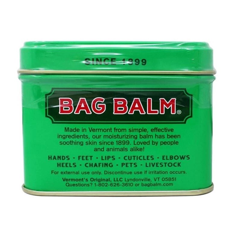 Bag Balm Vermont's Original for Cracked Hands, Dry Skin -