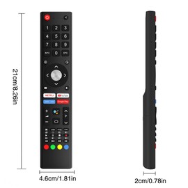 Replace GCBLTV02ADBBT Remote Control for SABA Changhong ChiQ Smart TV - No Setup Required