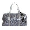 Debra Diamond Quilted Collection Weekender - Color: Champagne