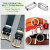 PATIKIL 1-1/4 Inch 40mm Belt Loop Keepers, Alloy Belt Strap