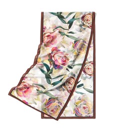 SHIROUYU 100% Mulberry Silk Women's 55”*14” Long Scarf Headscarf and Neck Scarf - Rectangular Hair Towel with Gift Packed