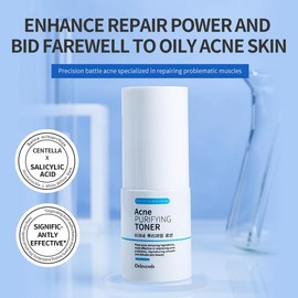 DEleventh Korean Brand Acne Purifying Toner 30ml / Naturally Extracted Plant Ingredients, Anti-Acne, Soothes, Unclogs Pores, Controls Oil and Maintain a Fresh, Blemish-Free Complexion