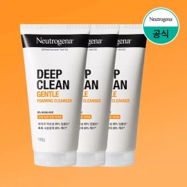 딥클린 젠틀폼 150g x3+(증) 아크네폼 10g 2개 Deep Clean Gentle Foam 150g x3 + Acne Foam 10g 2pcs