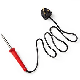 DEKTON DT60930 30watt Pro Soldering Iron, Black/Red, Mains operated