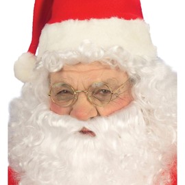 W WIDMANN MILANO Party Fashion W WIDMANN MILANO Party Fashion - Brille für Erwachsene, Karneval, Accessoire für Faschingskostüme, Weihnachtsmann, Richter, Zwerge