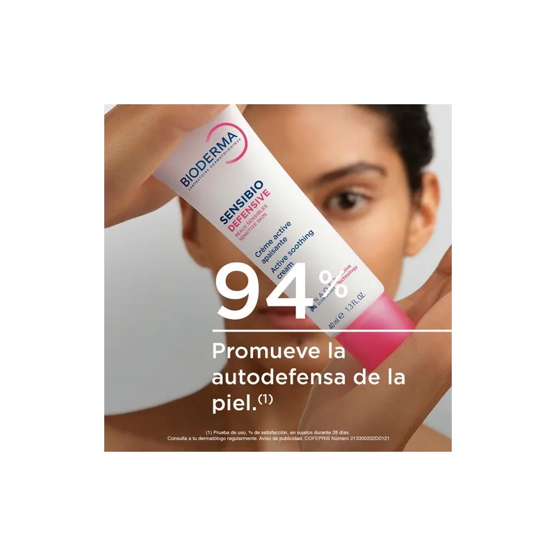 Bioderma Sensibio Defensive Crema, Hidrata Piel Sensible 40m