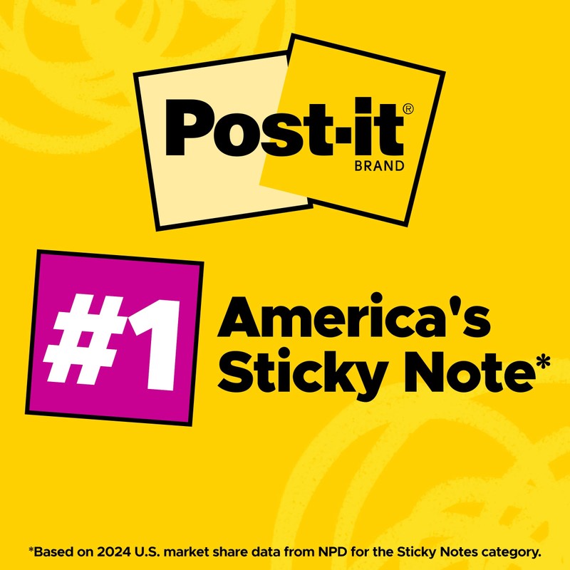 Post-it Notes, 3 x 3 in, Beachside Café Collection, 4