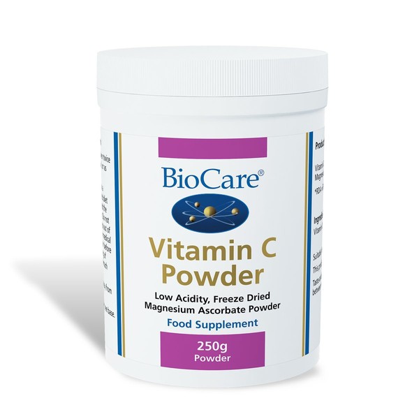 Biocare Vitamin C Powder (Magnesium ascorbate powder) Citrus Free 250g