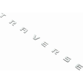 1Pc Traverse Front Door Left or Right 3D Badge Nameplate Logo Emblem Sport Replacement for Traverse (Chrome)