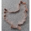 Large Farm Chicken Copper Cookie Cutter