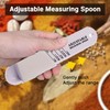 Adjustable Measuring Spoon for Dry and Liquid（White）