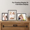 Egofine 11x14 Floating Frames Set of 2, Double Plexiglass Picture