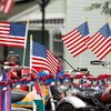 50 PCS Small American Flags on Stick, 4 x 6