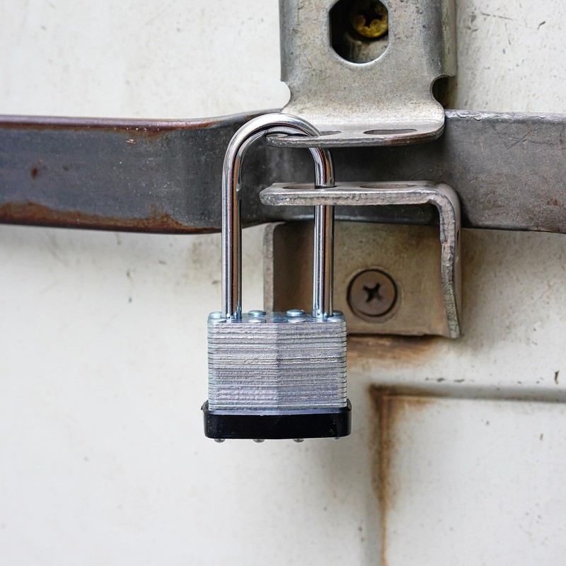 6 Keyed Alike Padlocks with 12 Keys, 40mm Heavy-Duty Padlocks