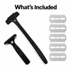 Long Handle Back Shaver for Men – Foldable Body Hair