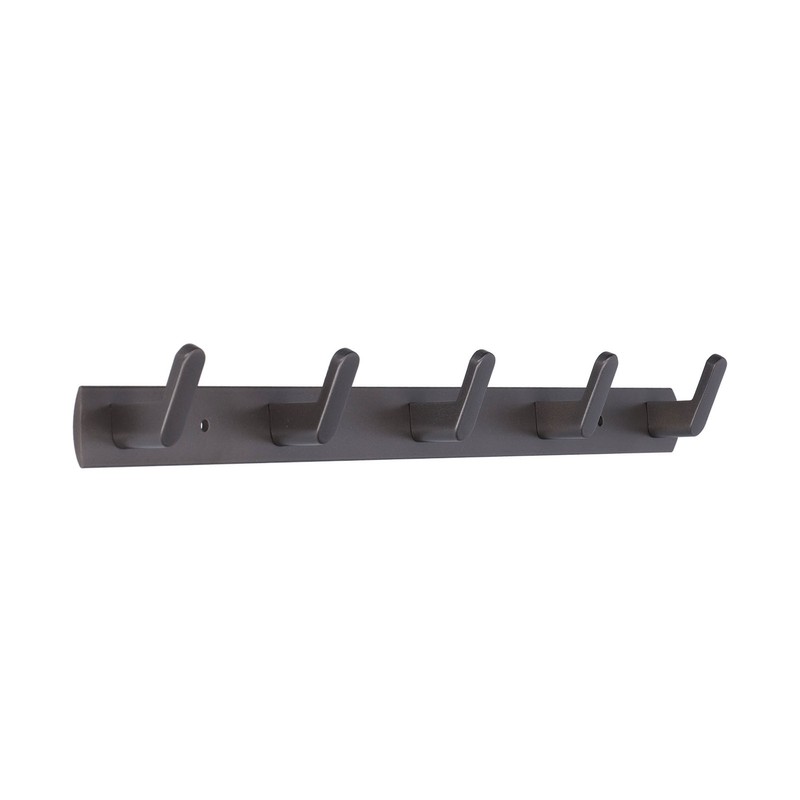 45cm Row Hook Wall Mount Aluminium Alloy Coat Towel Hook
