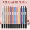Sitovely 12 Colours Waterproof Matte Eyeshadow Pen Set with Sharpener,