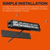 LAMPHUS NanoFlare 5" 6W Amber Red LED Surface Mount Police