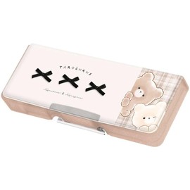 Klux Taro-Chanzu 250036 Compact Double-Sided Pen Case, Kumarozu Pencil Case, Pencase, Pen Holder, Stationery Holder, Back to School