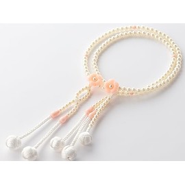 Kongodo Women's Prayer Beads [Flor] Colorful Prayer Beads / Small / 8 inch / Plastic / Soka Gakkai / SGI / Pink (Pink)