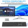 B.FRIENDIT Rechargeable Wireless Keyboard for Mac and Windows, Ultra Slim