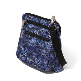 Baggallini Securtex Anti-Theft Crossbody 8.25"x8.25" Travel Purse with RFID, Locking Zippers & Cut-Resistant Strap