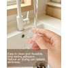 24Pcs Rubber Feet for Cutting Board,Clear Silicone Feet Slip Adhesive