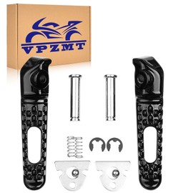 VPZMT Rear Foot Pegs/Footrests/Pedal for Honda 2003-2023 CBR 600RR, 2004-2016 CBR1000RR (Rear-Black)