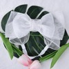 Newborn Bows for Baby Girls Lace White Headband Head Band