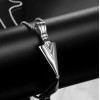 Unbranded Silver Arrowhead Mens Arrow Pendant Necklace 24" Chain -