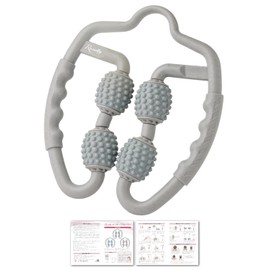 (Supervised by esthetician) Massage Roller, Massage Roller, Calf, Beautiful Legs, Swelling, Relieve, Myofascial Release, Pinching Type (Dull Gray)