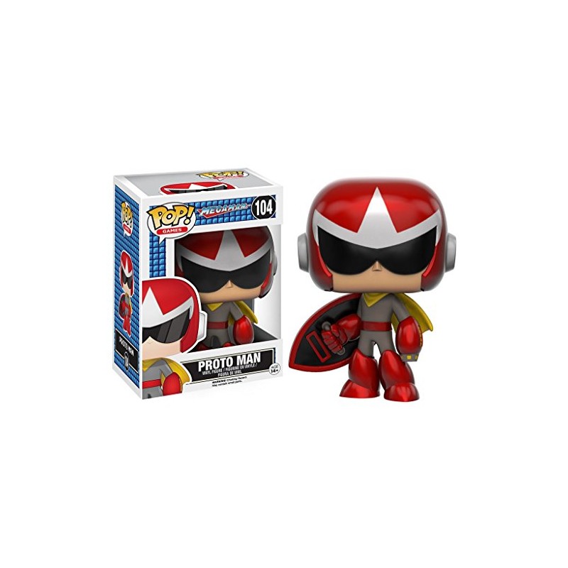 Funko POP Games: Mega Man - Proto Man Action Figure