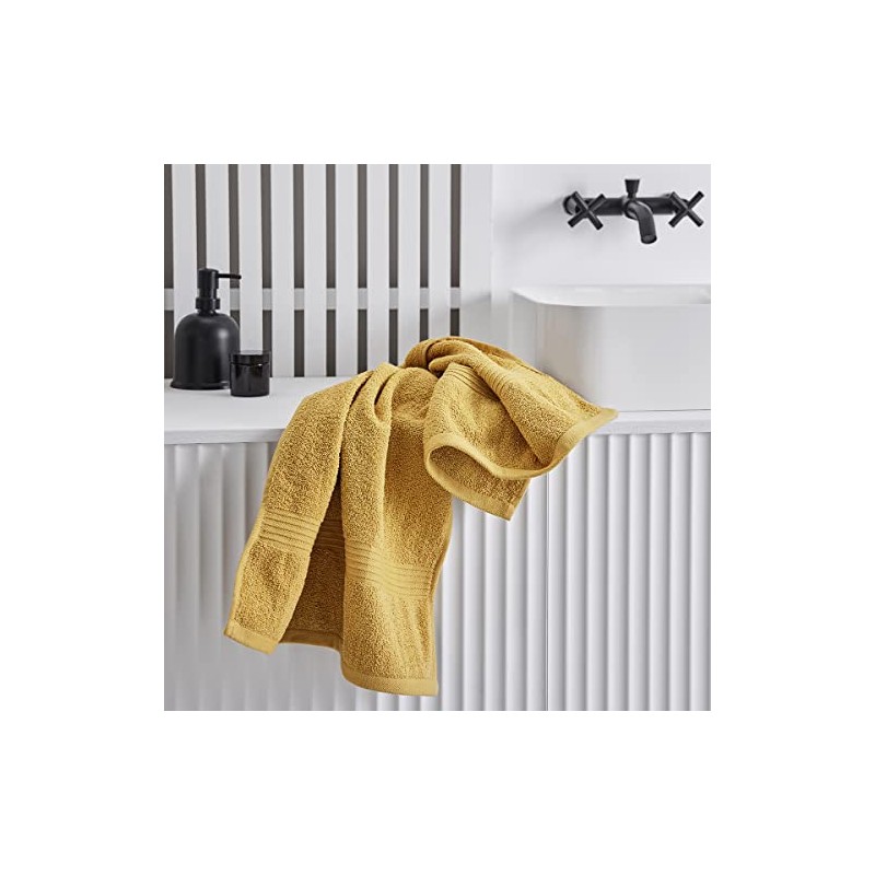 TODAY Essential Cotton Bath Towel 50 x 90 cm Ochre