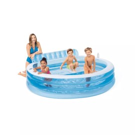 Intex Swim Center Inflatable Family Lounge Pool, 90" X 86" X 31"