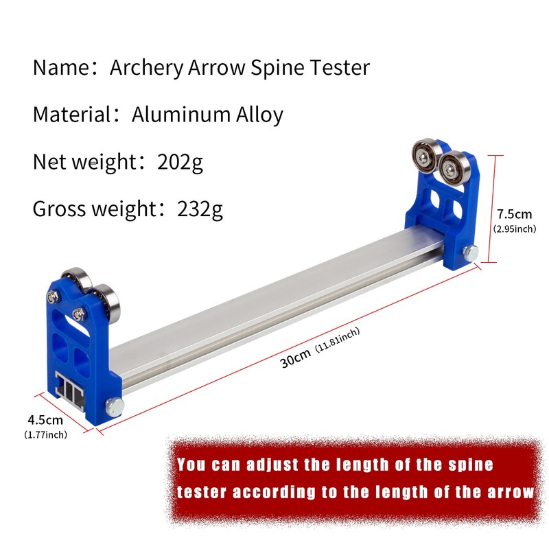 FENJANER Archery Arrow Spinner Tester, Arrow Shaft Straightness Detector and