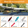 WONITAGO Soft Roof Rack Pads with Two 15 Ft Tie