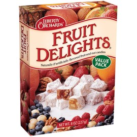 Liberty Orchards, Fruit Delights Value Pack - Assorted, Chewy Vegan Candy - 8 Oz